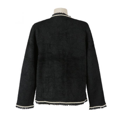 Coco Pearl Trim Soft Cardigan