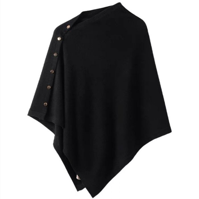 Melrose Cape with Button Detail