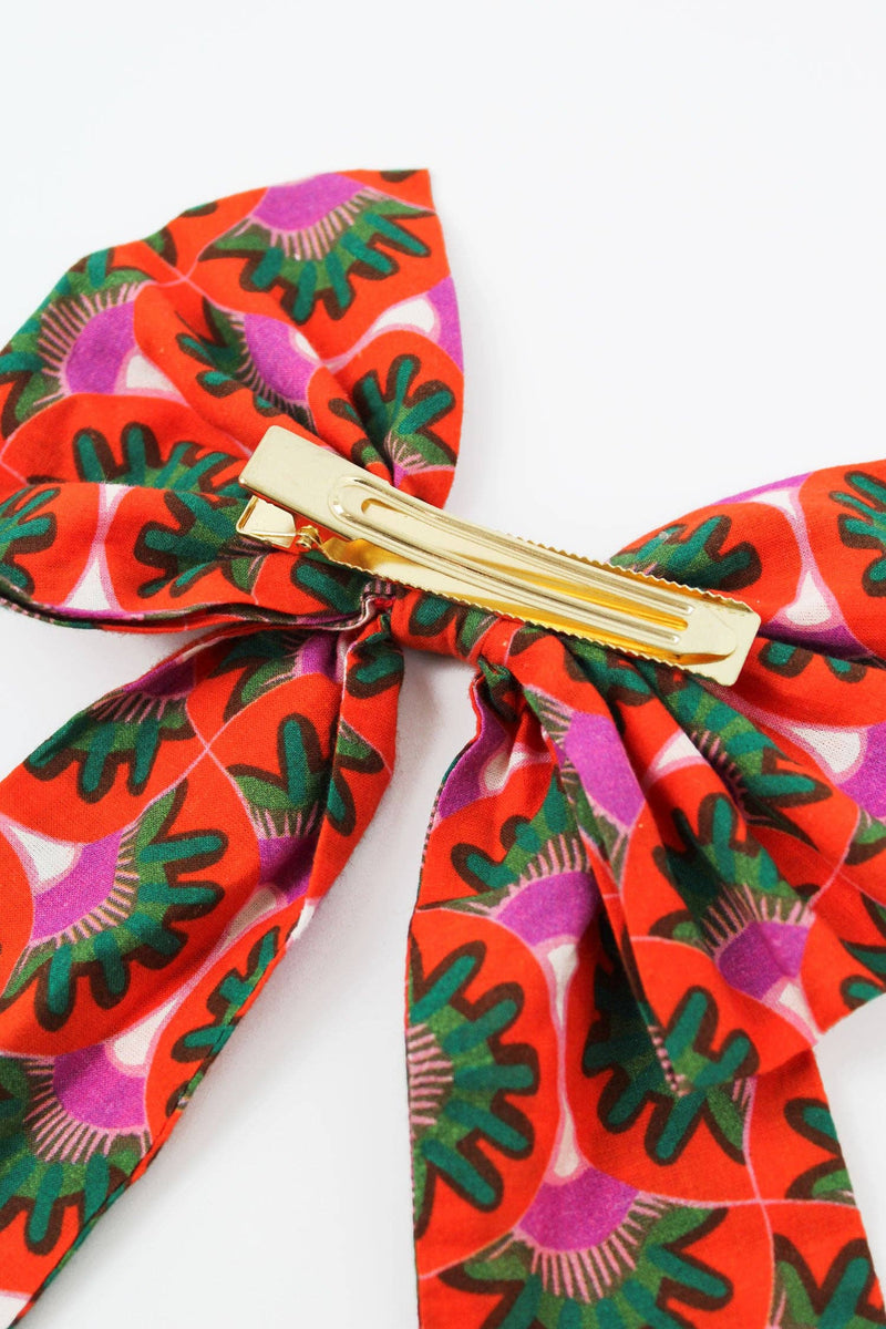 ORANGE VINTAGE BOW