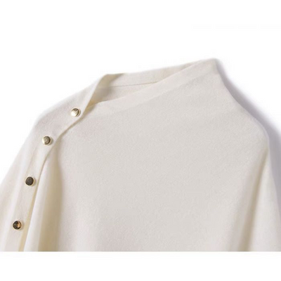 Melrose Cape with Button Detail