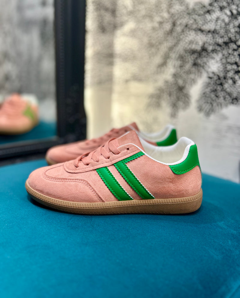 Dassler Contrast Stripe Trainers