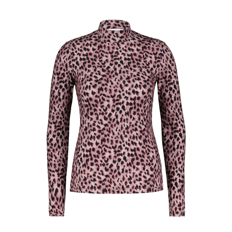 Rolinde Leopard High Neck Top