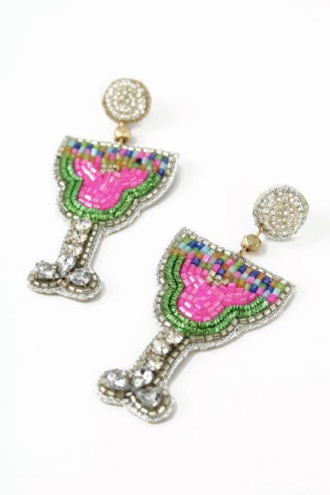 Strawberry Martini Earrings