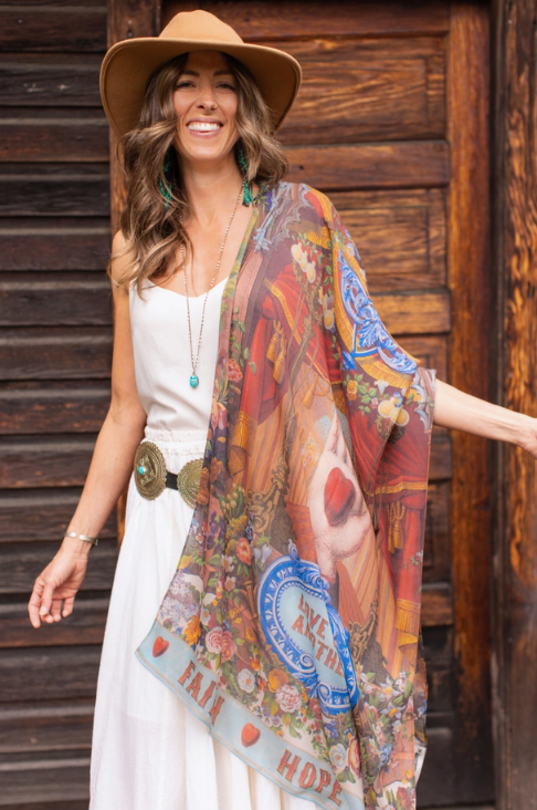 Love Language Bohemian Bamboo Scarf