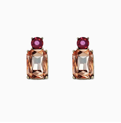 Mini Gem Stud Earrings