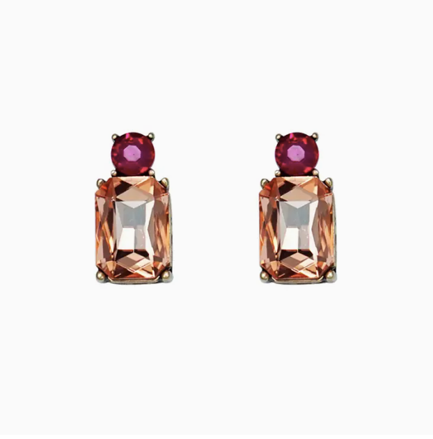 Mini Gem Stud Earrings