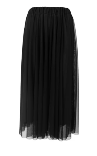 Leomie Layered Mesh Midi Skirt