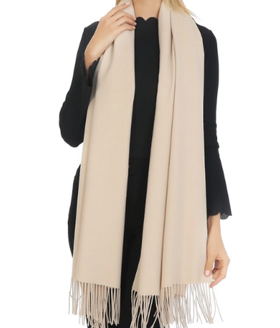 Super Soft Tassel Pashmina Scarf