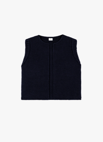 Legringot Sleeveless Knit Open Cardigan