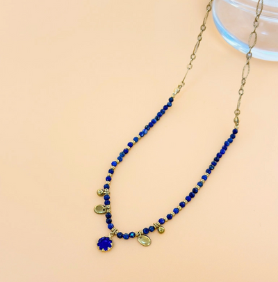 Lapis Lazuli Mini Gemstone Necklace