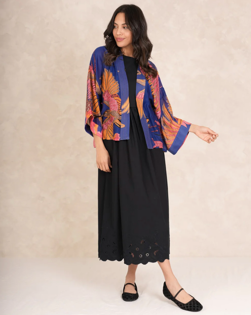 Crane Cobalt Kimono