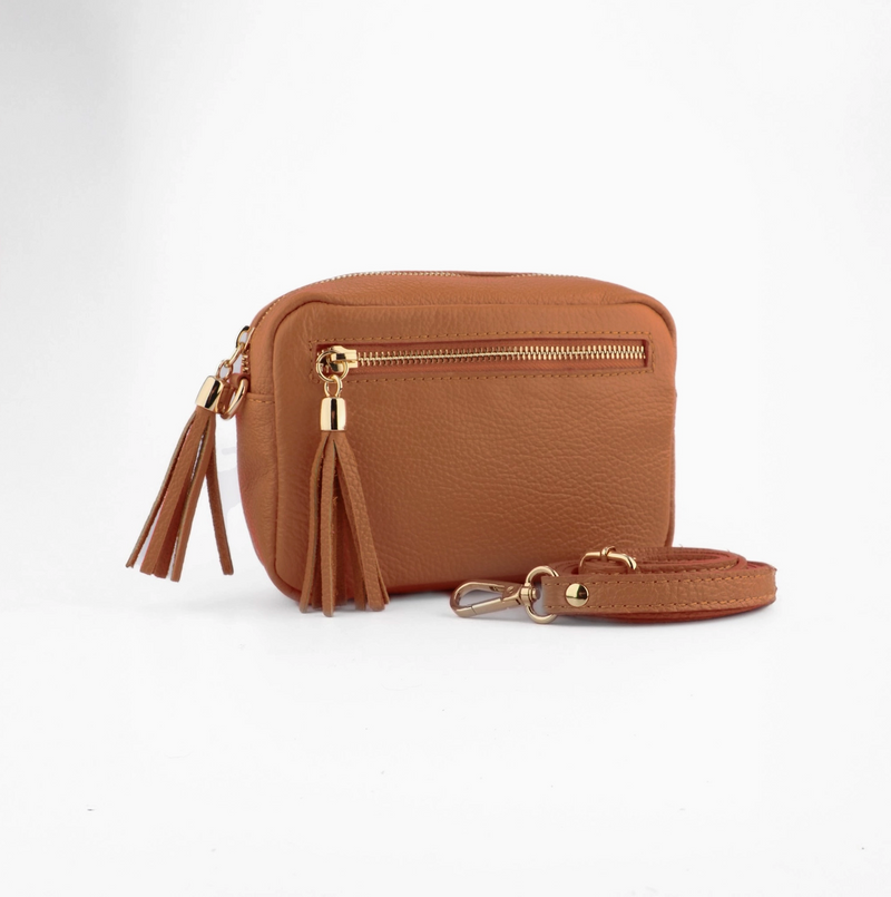 Navona Italian Leather Crossbody Bag