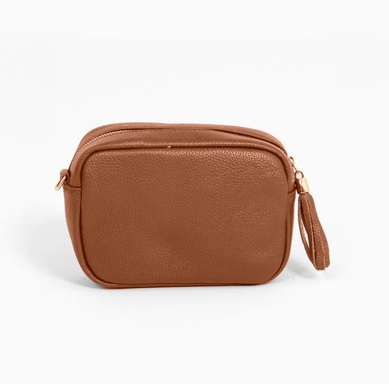 Navona Italian Leather Crossbody Bag