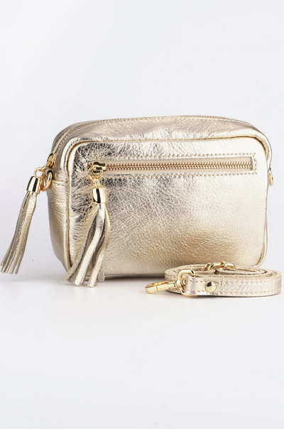 Navona Italian Leather Crossbody Bag