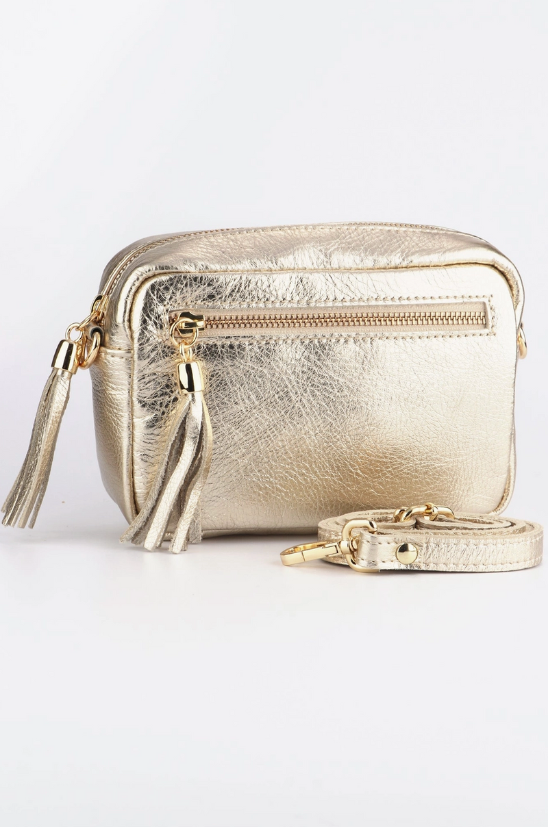 Navona Italian Leather Crossbody Bag