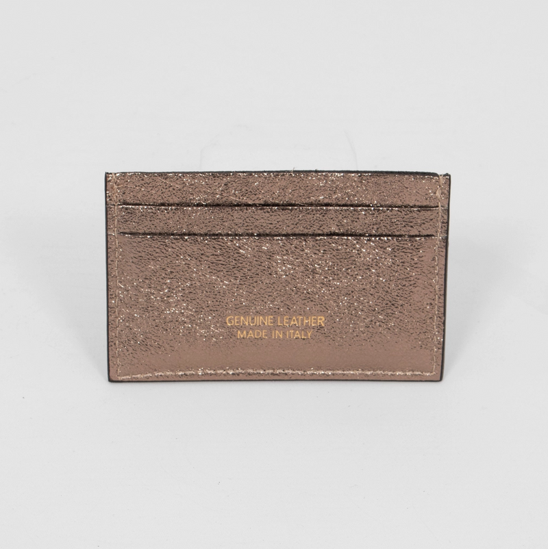 Trevi Metallic Italian Leather Card Holder