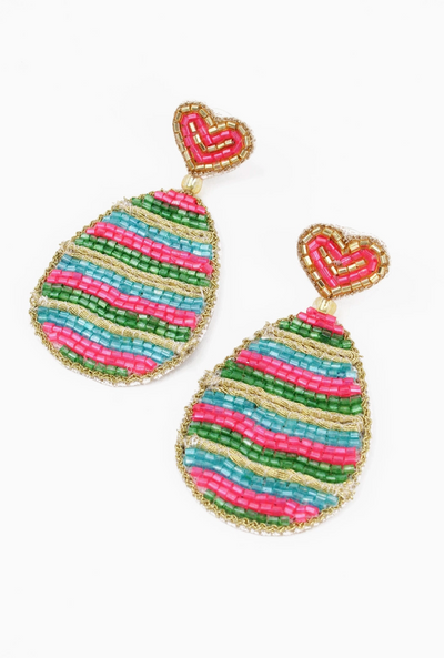 Rainbow Egg Earrings