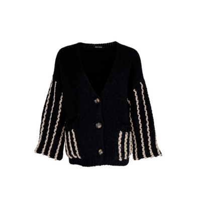 Augusta Knitted Chain Stitch Cardigan