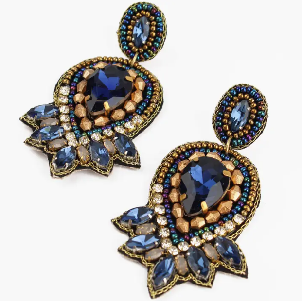 Art Deco Statement Earrings