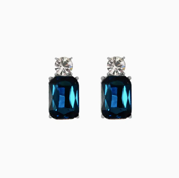 Mini Gem Stud Earrings