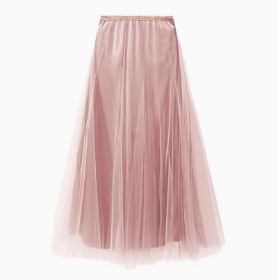 Maeve Layered Tulle Midi Skirt