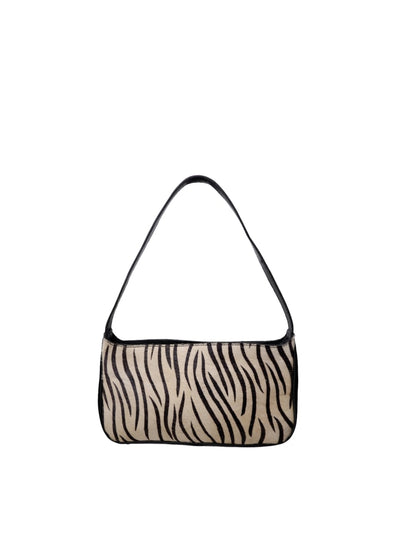 Malia Zebra Baguette Bag