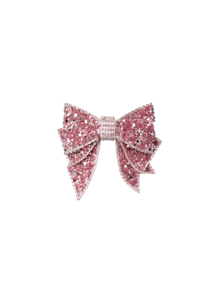 Elvira Sparkle Bow Brooch