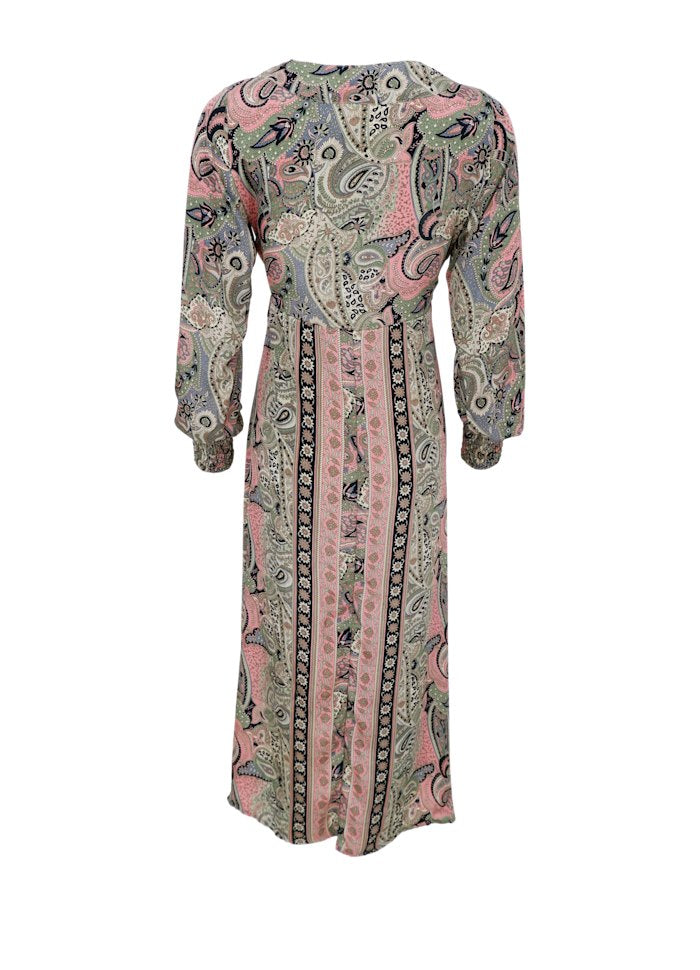 Luna Long Sleeve Wrap Dress