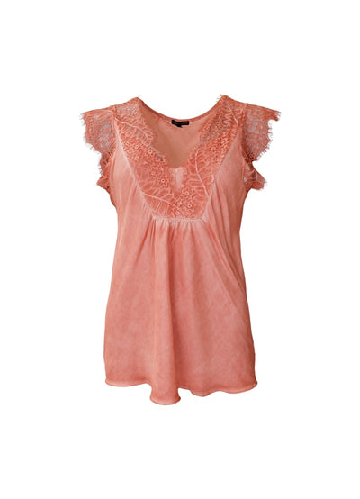 Billy Vintage Dyed Lace Top