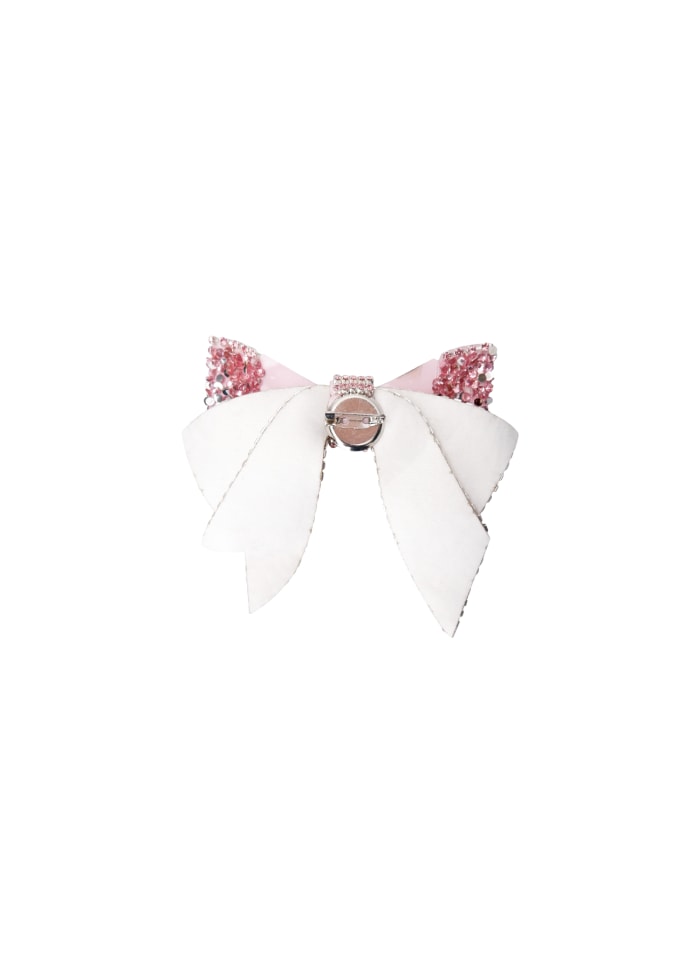 Elvira Sparkle Bow Brooch