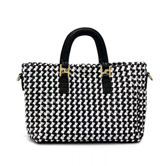 Glam Knot Woven Tote Bag