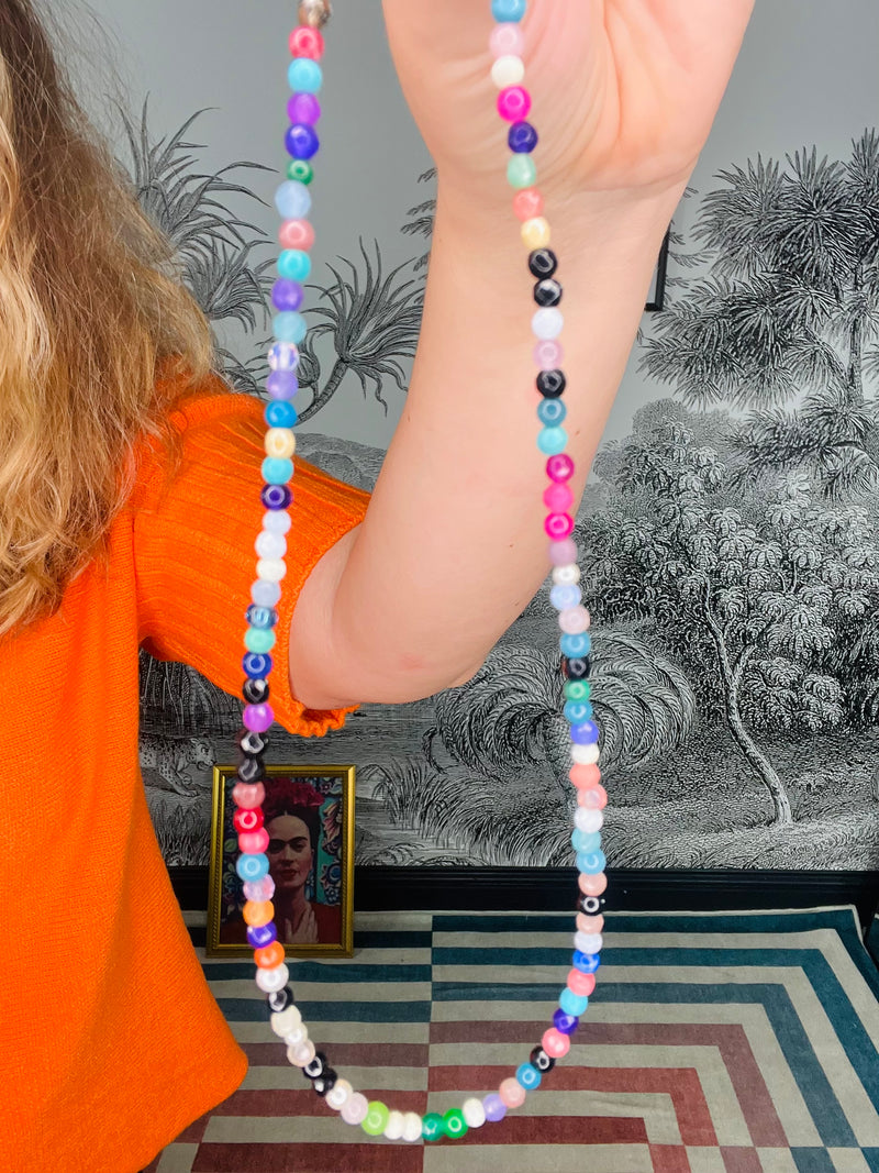 'Rainbow Baby' Amber and Semi-Precious Stones Necklace